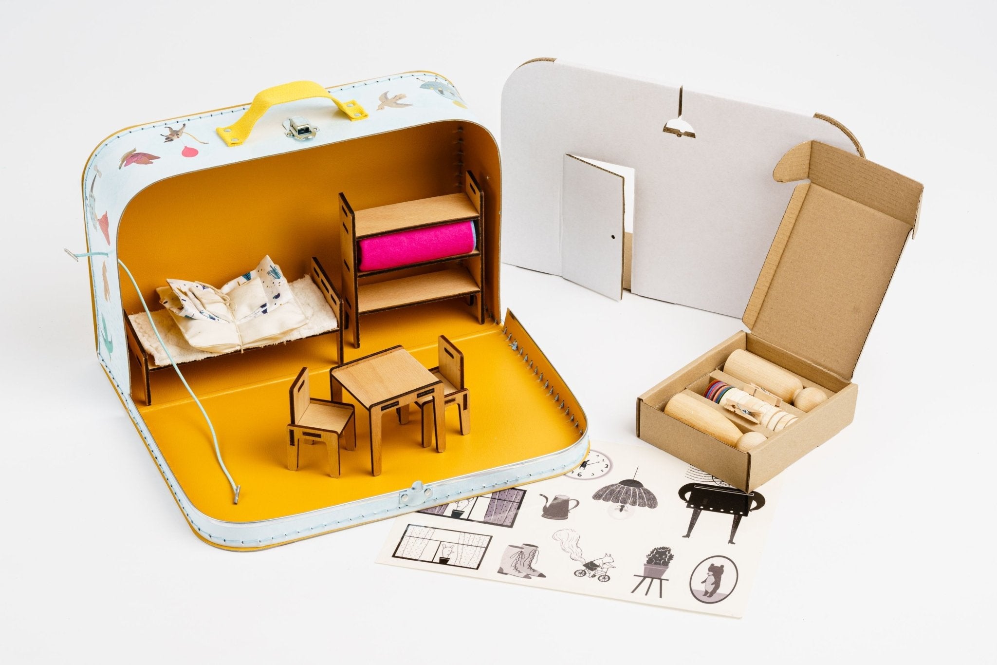 Kofferwelt 'Mein Haus' Puppenhaus - fabelhaftly.de