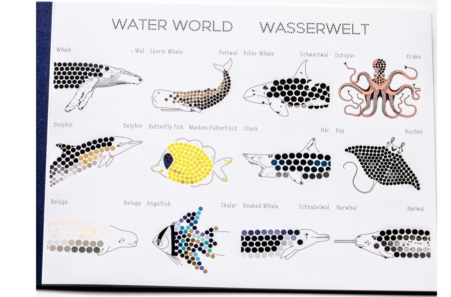 Punktmalbuch - Wasserwelt - fabelhaftly.de